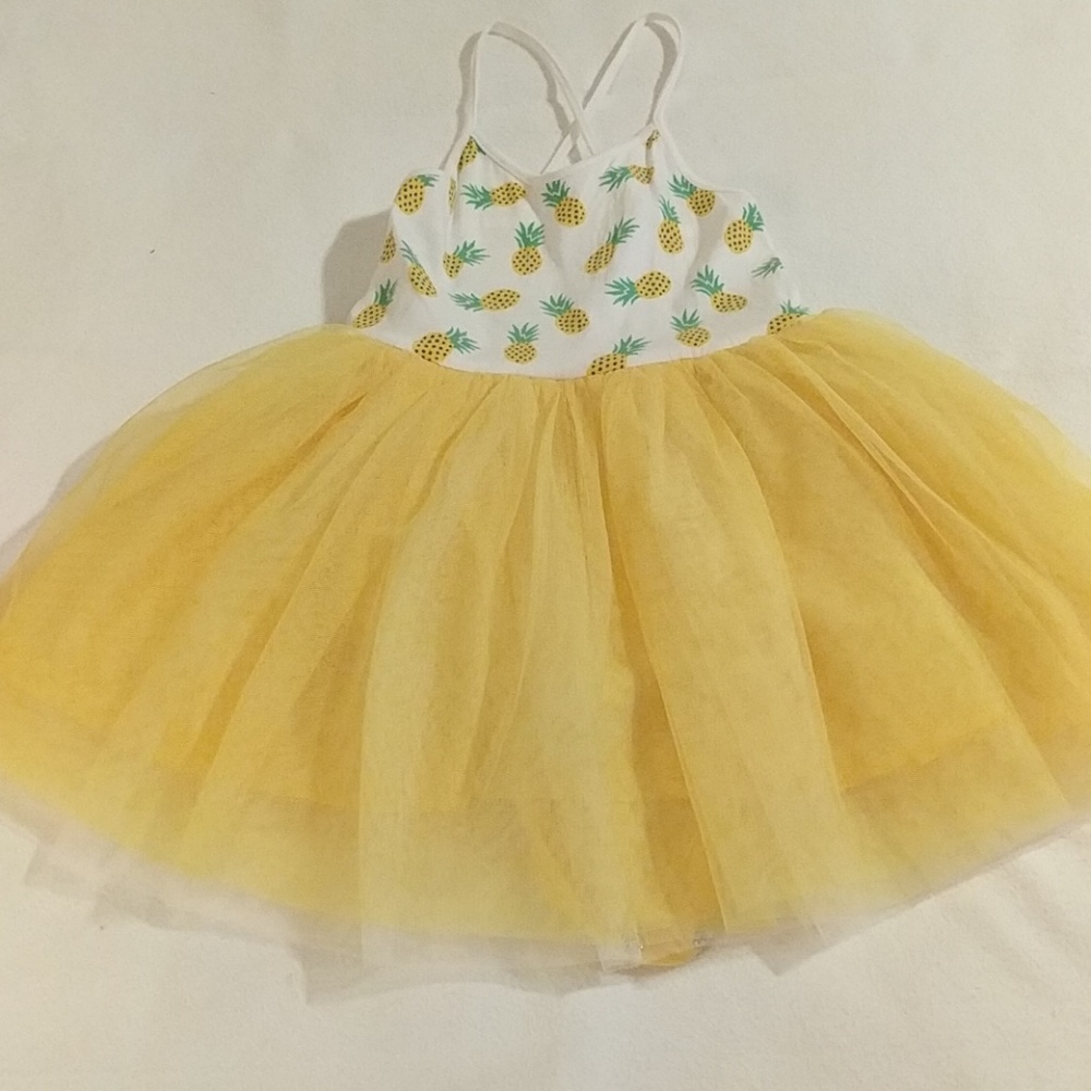 Pineapple tulle dress